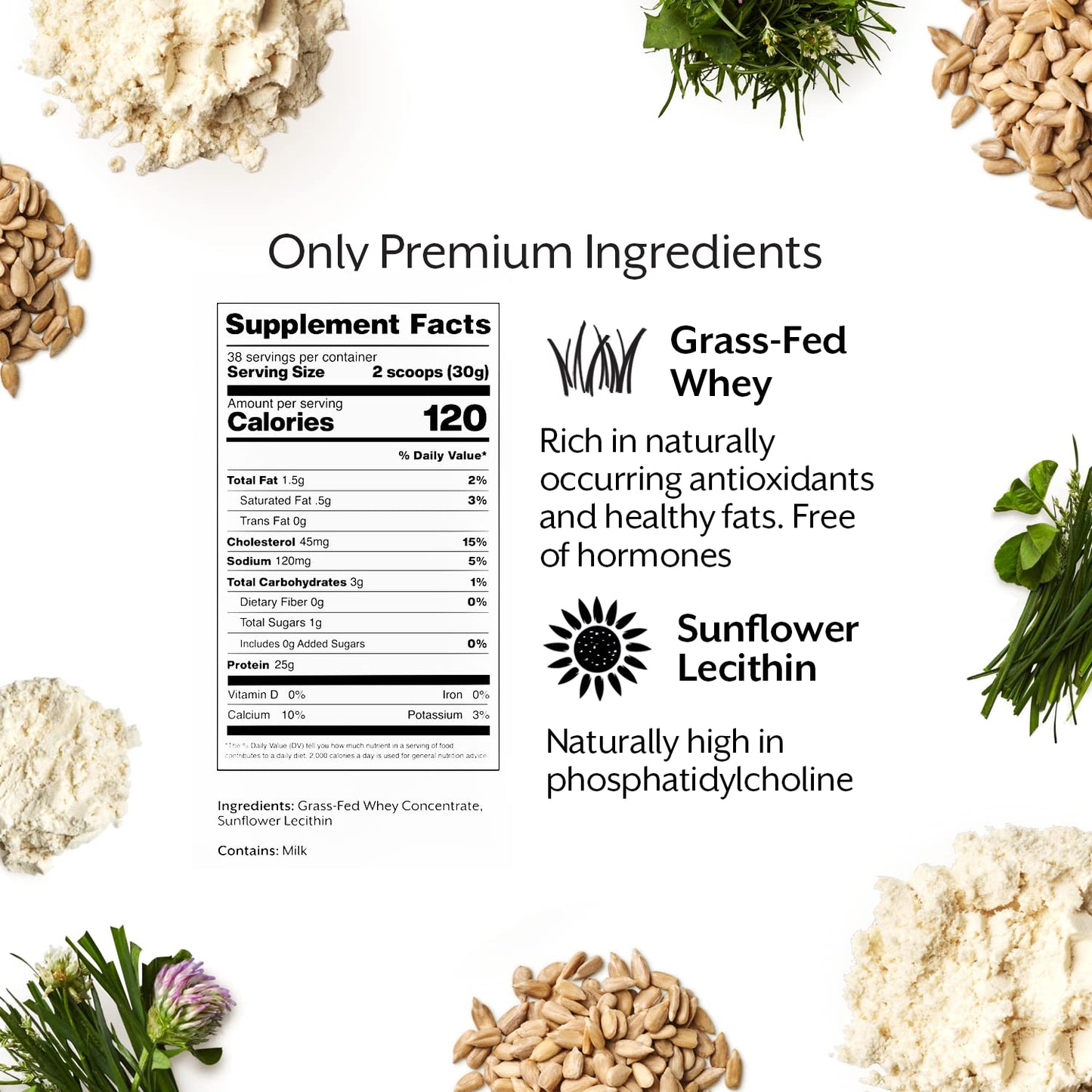Promix Whey Protein Powder, Unflavored - 2.5lb Bulk - Grass-Fed & 100% All Natural ProMix NutritionBuy Supplements Australia