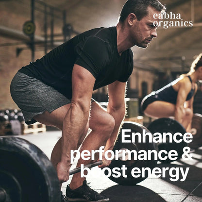 Eabha Organics Alla Luna Pre-Workout - Strawberry Lemonade - to Support Energy, Focus Eabha Organics