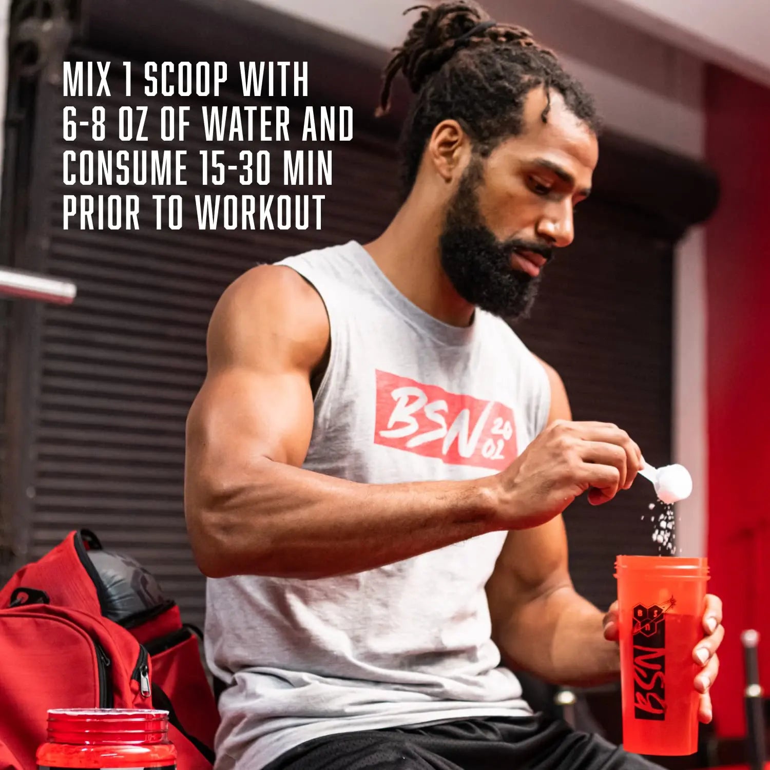 BSN N.O.-XPLODE Vaso Pre Workout Powder with 8g of L-Citulline and 3.2g Beta-Alanine BSN