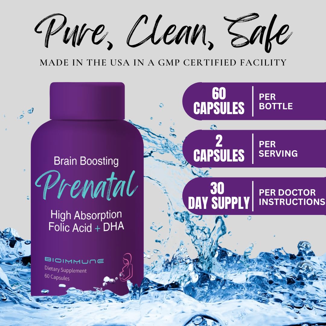 BioImmune Ultra Strength Bio-Available Prenatal Vitamins for Women BioImmune