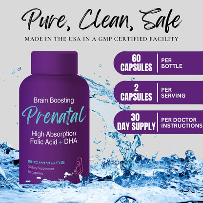 BioImmune Ultra Strength Bio-Available Prenatal Vitamins for Women BioImmune