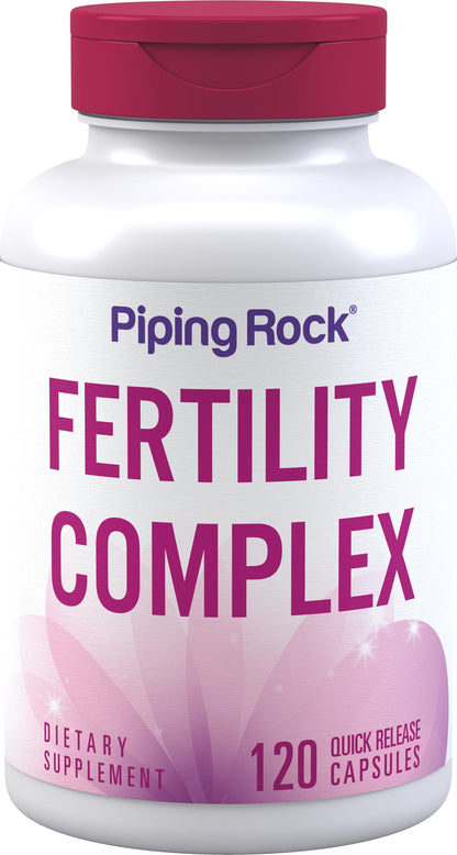 Fertility Supplements for Women | 120 Capsules | Complex Blend with Damiana, Chasteberry Piping Rock