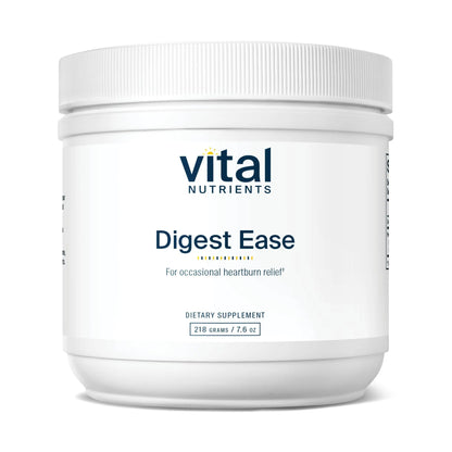 Vital Nutrients Digest Ease supplement container on a white background