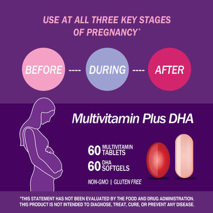 21st Century Prenatal with DHA, Tablets and Softgels, 120 Count 21st Century