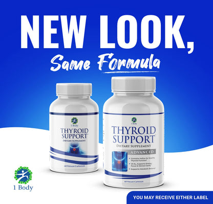 Thyroid Support Supplement for Women and Men - 3 Pack 90 Days