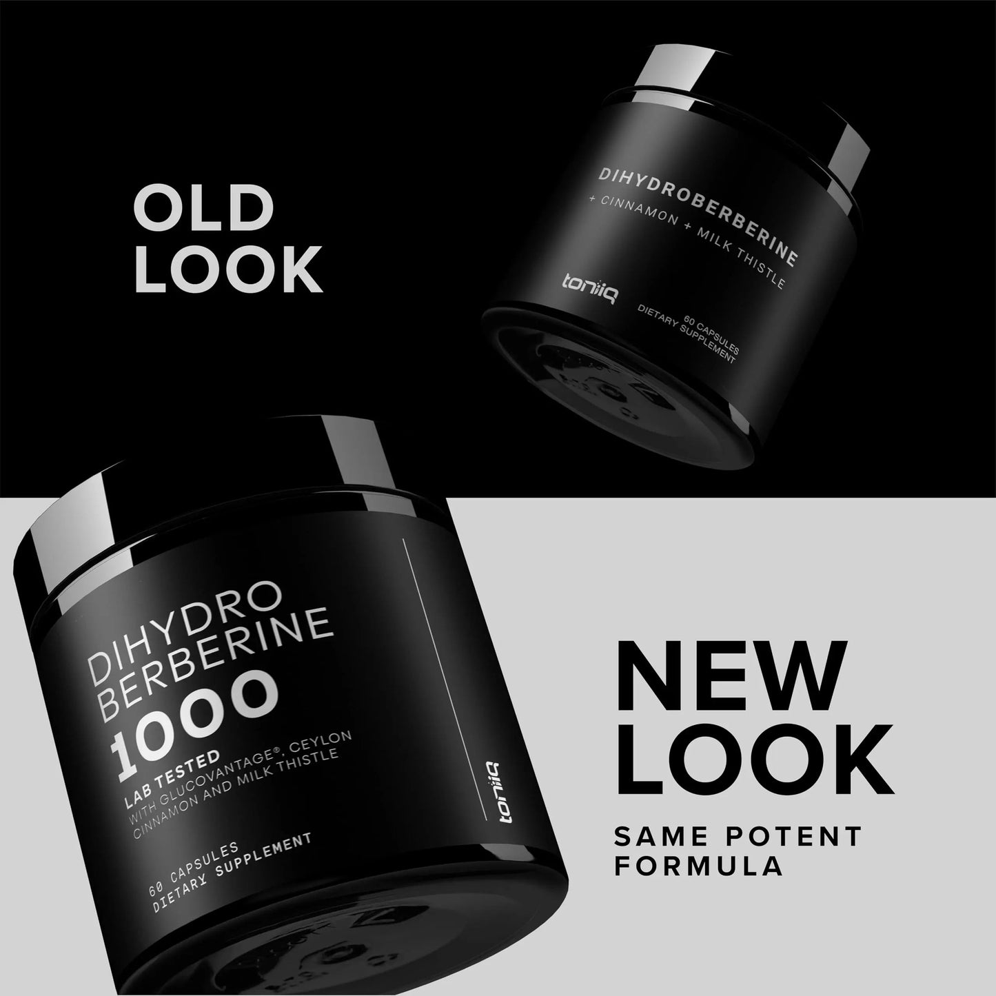 Toniiq Dihydroberberine Supplement - Ultra High Potency 1,000mg Formula with GlucoVantage, 10:1 Ceylon Cinnamon & 50:1 Milk Thistle - Third-Party Lab Tested Toniiq buy supplements Au