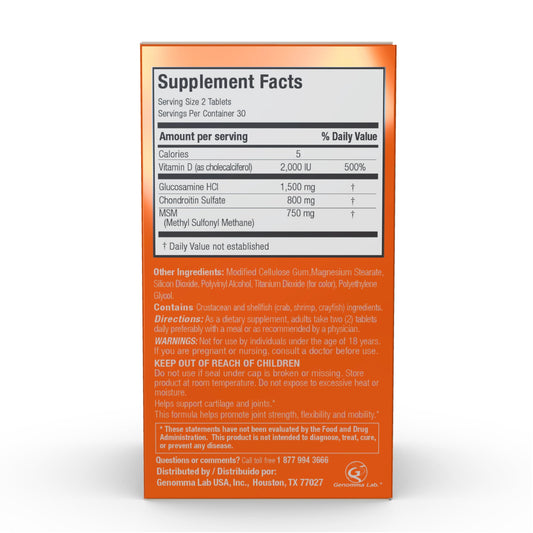 X Ray Dol Triple Action Joint Health Supplement, with 5X Vitamin D, Glucosamine 1500mg X Ray Dol