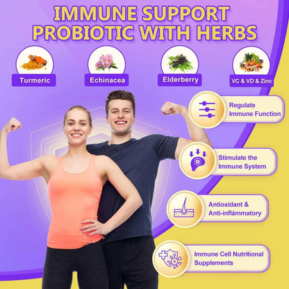 Probiotics for Women & Men Digestive Health，120 Billion CFUs, Prebiotics and Probiotics for Gut Health, D3, Zinc & Immune Support Herbs, Detox Cleanse, 45 Day - 3 Month Supply DRFOSTER buy supplements Au
