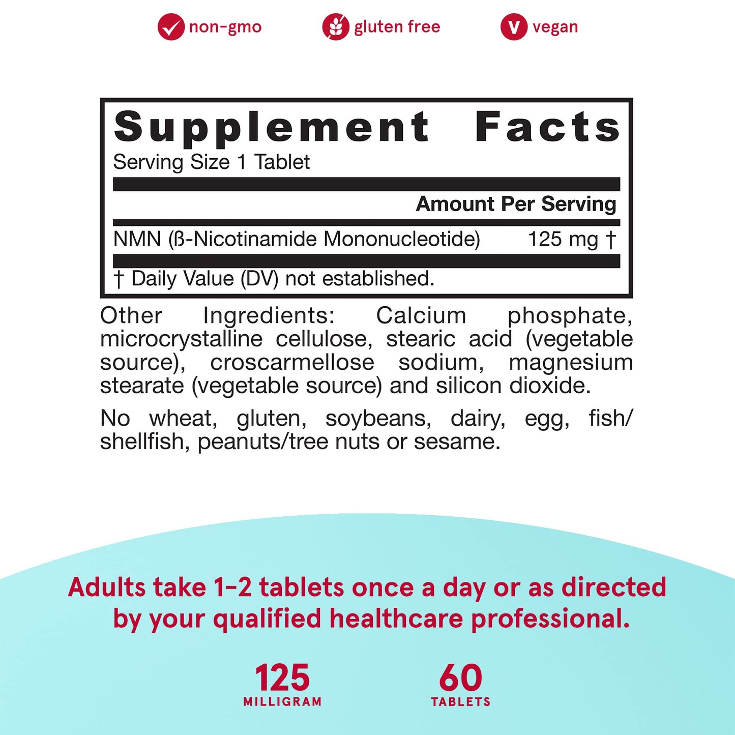 Jarrow Formulas Nicotinamide Mononucleotide (NMN) - 60 Tablets - Supports Energy Production - Dietary Supplement - Vegan, Gluten Free, Non-GMO - 60 Servings (Packaging May Vary) Jarrow FormulasBuy Supplements Australia