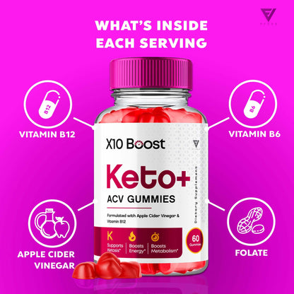 X10 Boost Keto ACV Gummies, X10 Keto Boost Gummies Advanced X10boost, X 10 Keto Fyvus