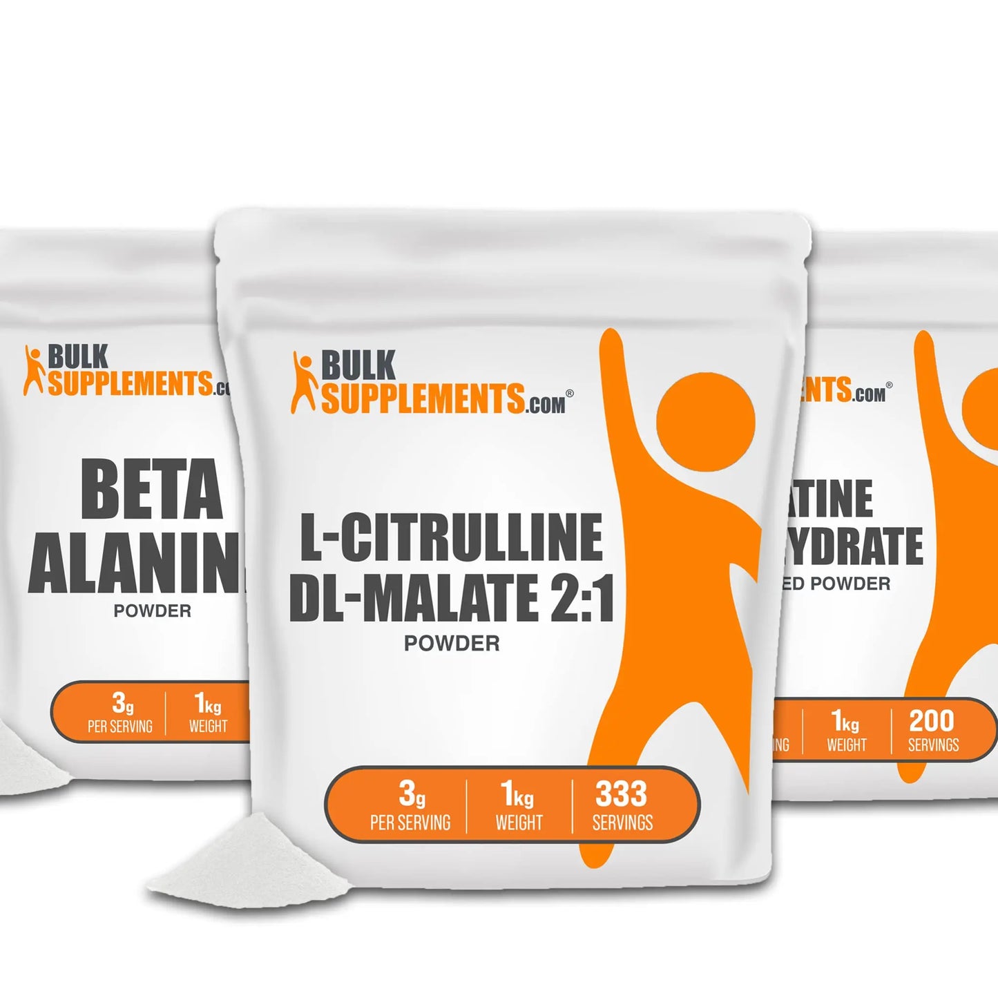 BULKSUPPLEMENTS.COM L-Citrulline Malate 2:1 Powder 1KG with, Beta Alanine Powder BULKSUPPLEMENTS.COM