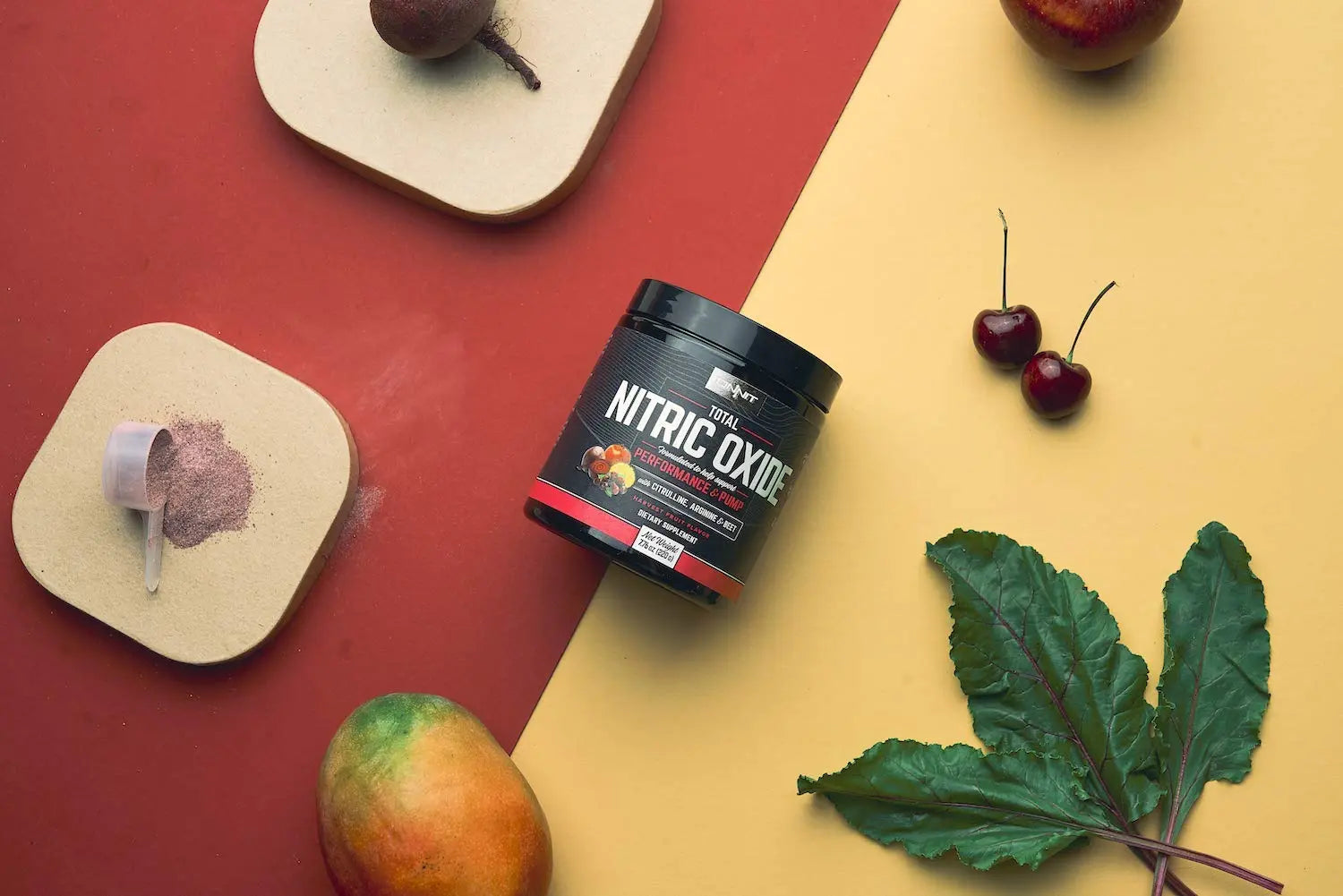 ONNIT Total Nitric Oxide - Caffeine Free Pre Workout Powder w/ Beet Root, L Arginine ONNIT