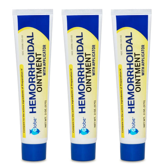 Hemorrhoidal Pain Relief Ointment 2 oz (56g) Per Tube Hemorrhoid Treatment for Fast Acting Itch, Swelling, and Maximum Strength Pain Relief (3 Pack) Hemorrhoidal OintmentBuy Supplements Australia