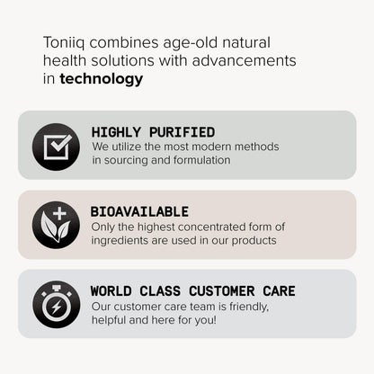 Toniiq 20% Acetic Acid Ultra High Strength Non-GMO Apple Cider Vinegar Capsules ToniiqBuy Supplements Australia