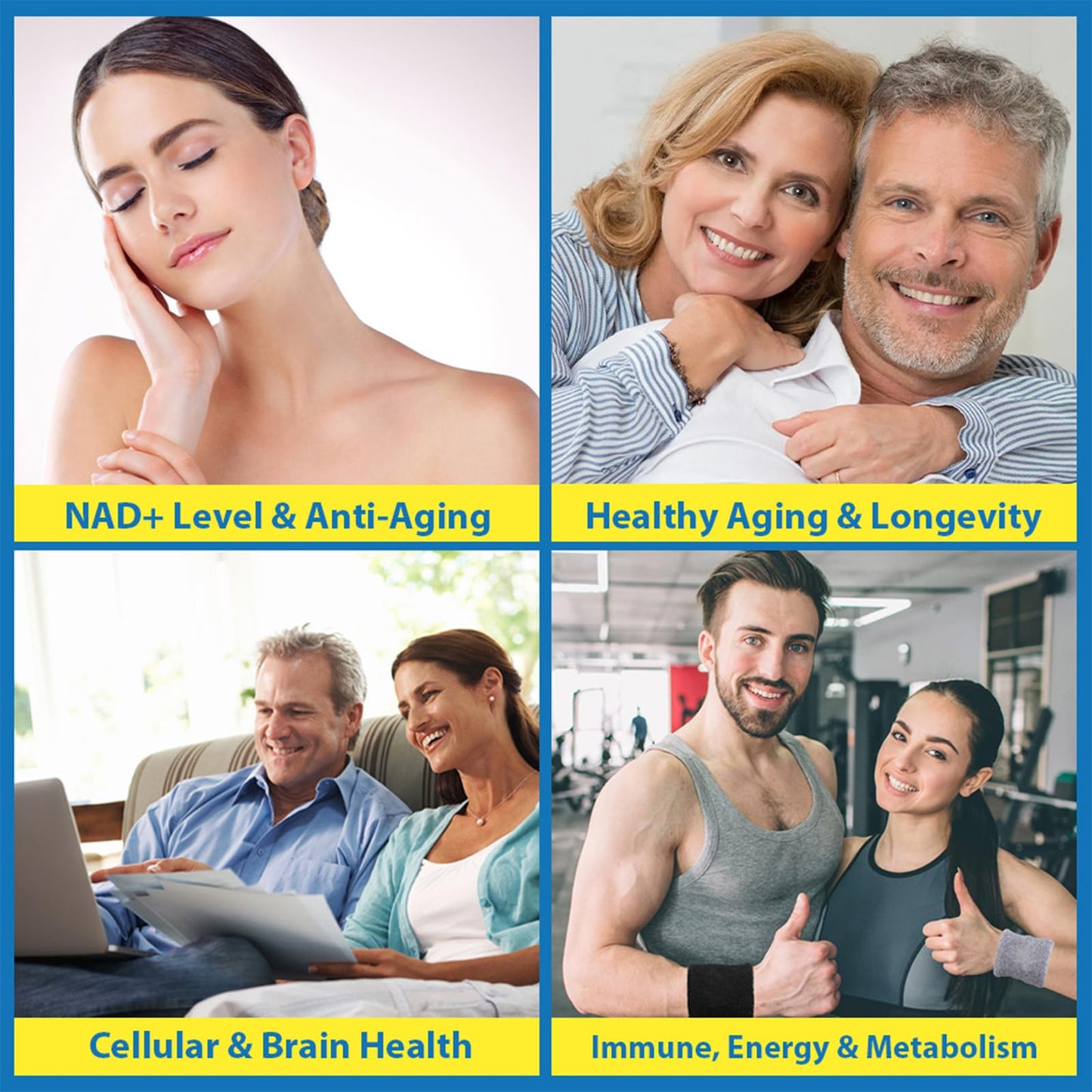 NMNH (NMN Supplement Alternative) NAD Supplements for Anti Aging, Energy, Immune, Focus (Dihydronicotinamide Mononucleotide) 500mg, to Boost NAD+ Levels As We Age, Pure Organic - 60 Capsules BeyyolyBuy Supplements Australia