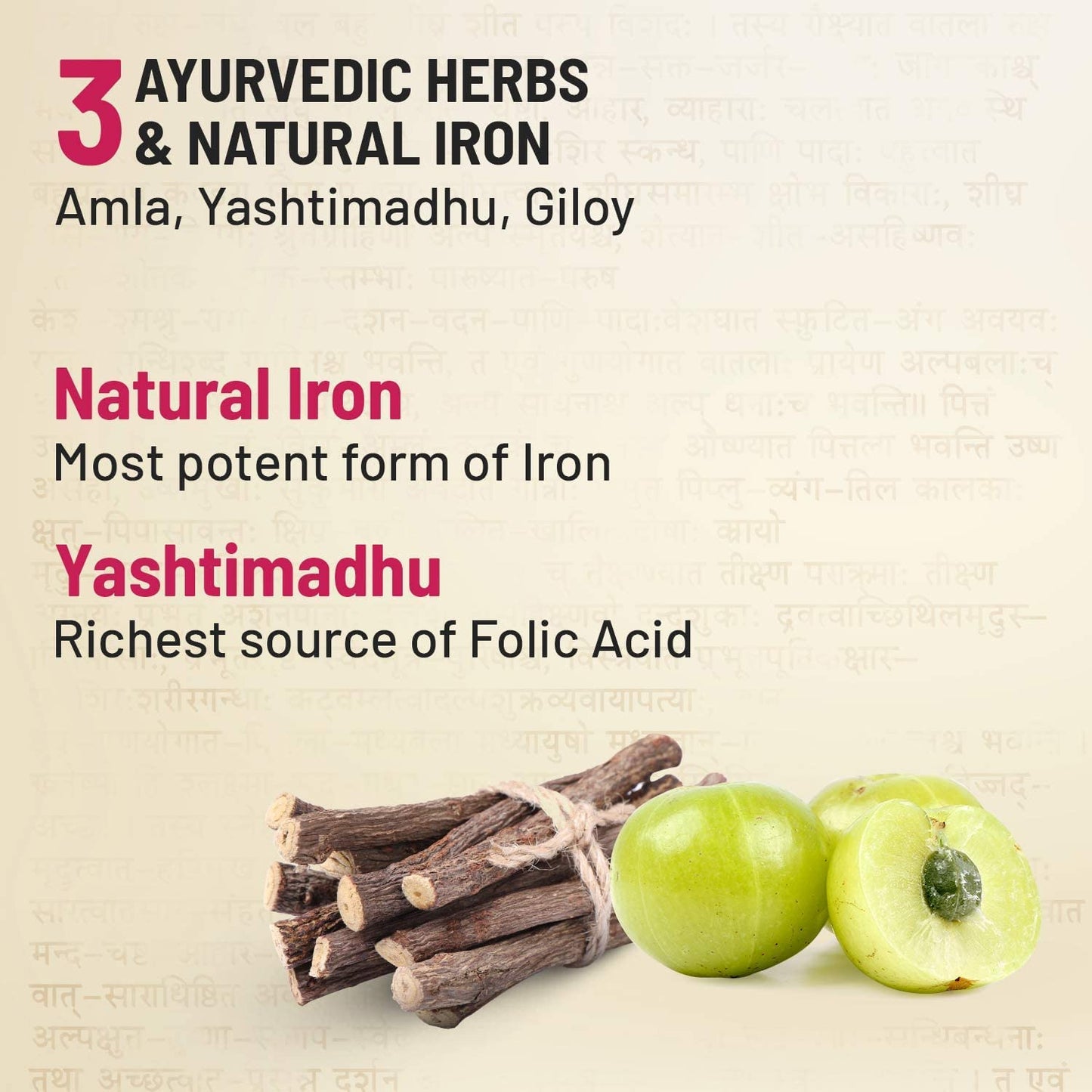 Uxa Gynoveda Iron Folic Acid Supplement | Ayurvedic Blood Builder for Hemoglobin Lost in Periods Uxa