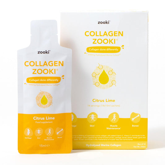 Zooki 5000mg Marine Collagen Liquid Sachets | Hydrolysed Marine Collagen Peptides yourzooki