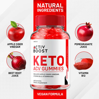 (3 Pack) Activ Boost Keto ACV Gummies - Activ Boost Keto ACV Gummies Reviews Indelo
