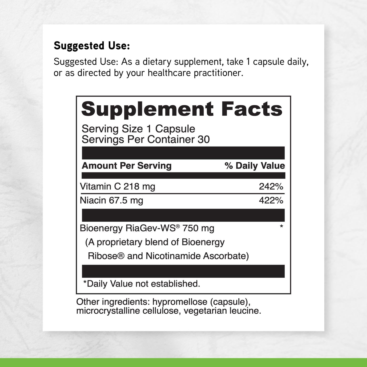 DAVINCI Labs NAD+ Activate - NAD Supplement with Vitamin C & Niacin - Helps Support Brain Health, Cellular Energy & More* - Vegetarian, Gluten-Free & Soy-Free - 30 Capsules DAVINCIBuy Supplements Australia
