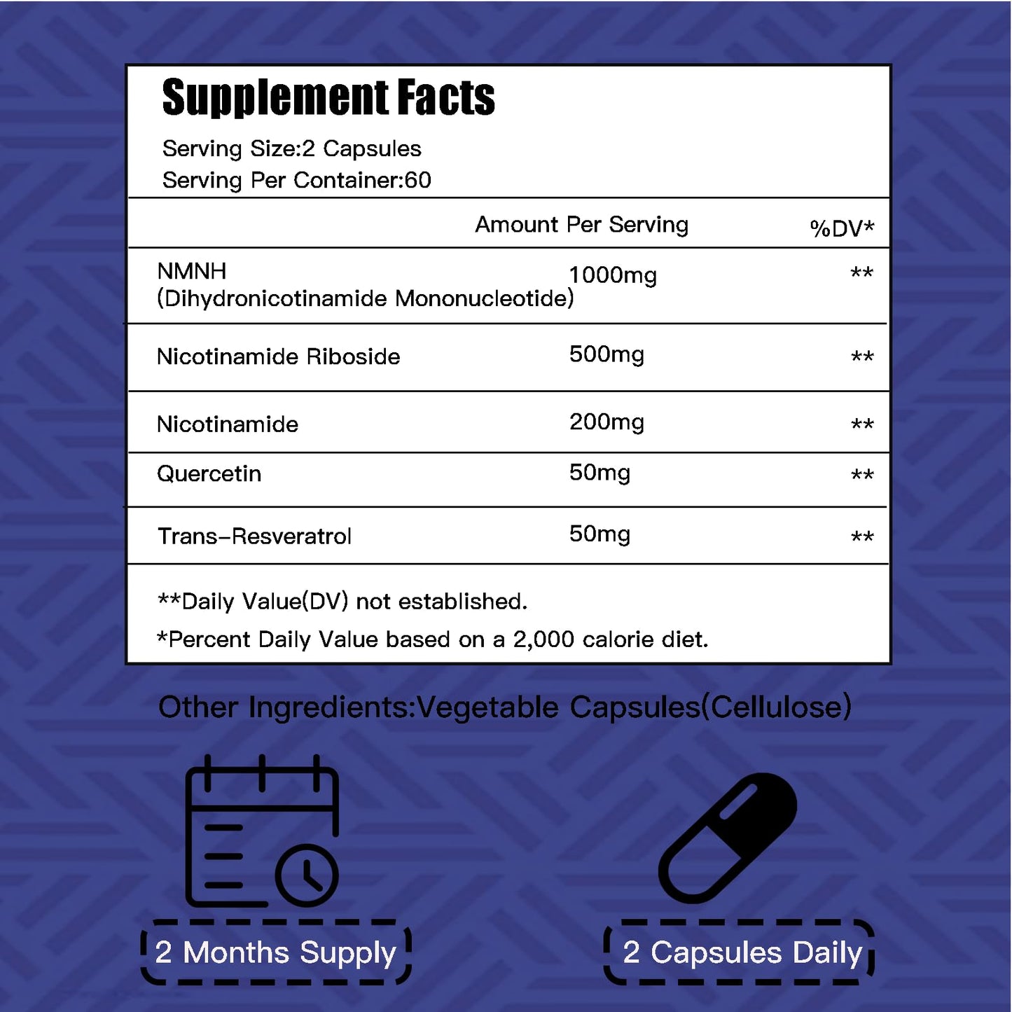 NMNH (Dihydronicotinamide Mononucleotide),NMNH Supplement 1000mg Pure Nicotinamide Mononucleotide Boosts NAD+ Levels, NAD Supplement,for Energy,Immune,Non-GMO, Gluten Free,120 Capsules LofeiBuy Supplements Australia