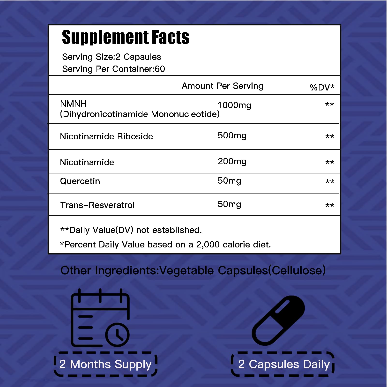 NMNH (Dihydronicotinamide Mononucleotide),NMNH Supplement 1000mg Pure Nicotinamide Mononucleotide Boosts NAD+ Levels, NAD Supplement,for Energy,Immune,Non-GMO, Gluten Free,120 Capsules LofeiBuy Supplements Australia