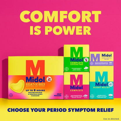 Midol Complete Gelcaps 24ct: Midol Complete Menstrual Pain Relief Gelcaps with Acetaminophen for Menstrual Symptom, PMS Relief, and Period Cramp Relief - 24 Count MidolBuy Supplements Australia