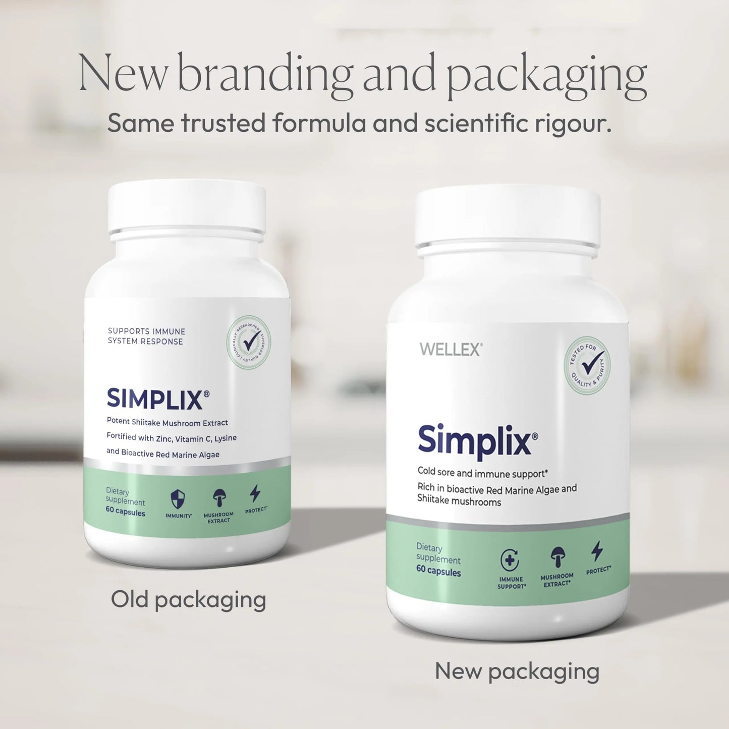 Simplix | Natural Supplement to Strengthen The Immune System | Respond to Outbreaks | Source of Highly Researched Mushroom & Seaweed Polysaccharides 60 Veggie Capsules (3 Pack) (180 Count) Papillex buy supplements Au