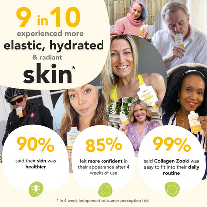 Zooki 5000mg Marine Collagen Liquid Sachets | Hydrolysed Marine Collagen Peptides yourzooki