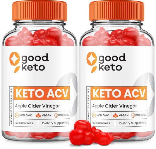 (2 Pack) Good Keto ACV Gummies - Official - Keto Good ACV Advanced Formula Plus Apple Rillvo