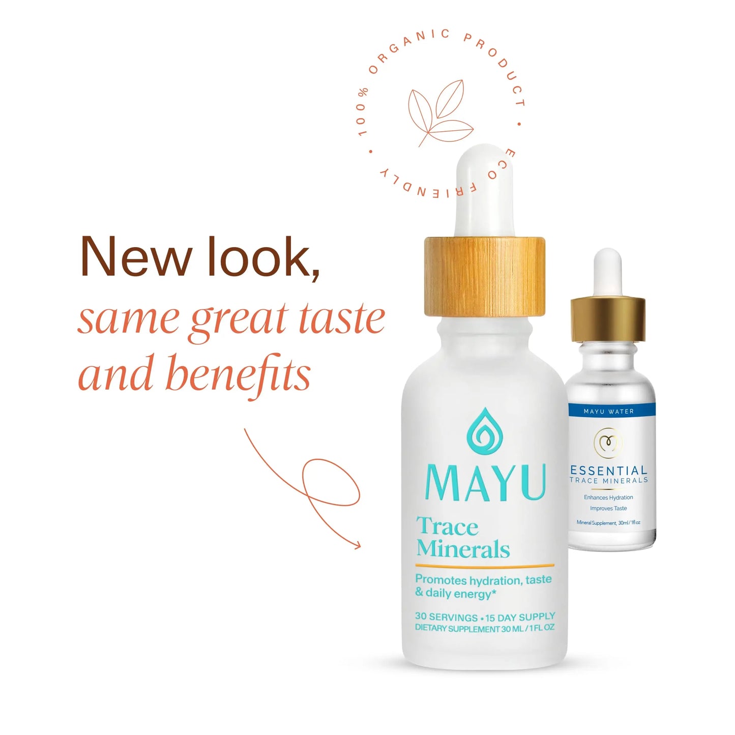 MAYU Trace Mineral Drops - 1 Bottle - 80+ Full-Spectrum Ionic Minerals for Water - Great-Tasting Mineral Supplement for Hydration - Magnesium, Potassium & Zinc - No Additives - 30 Servings mayu