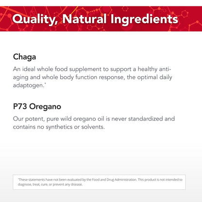 Physician's Strength ChagaStrength - 90 Capsules - Wild, Raw Chaga Complex - Immune & Physical Support - Non-GMO - 90 Servings Physician's Strength buy supplements Au
