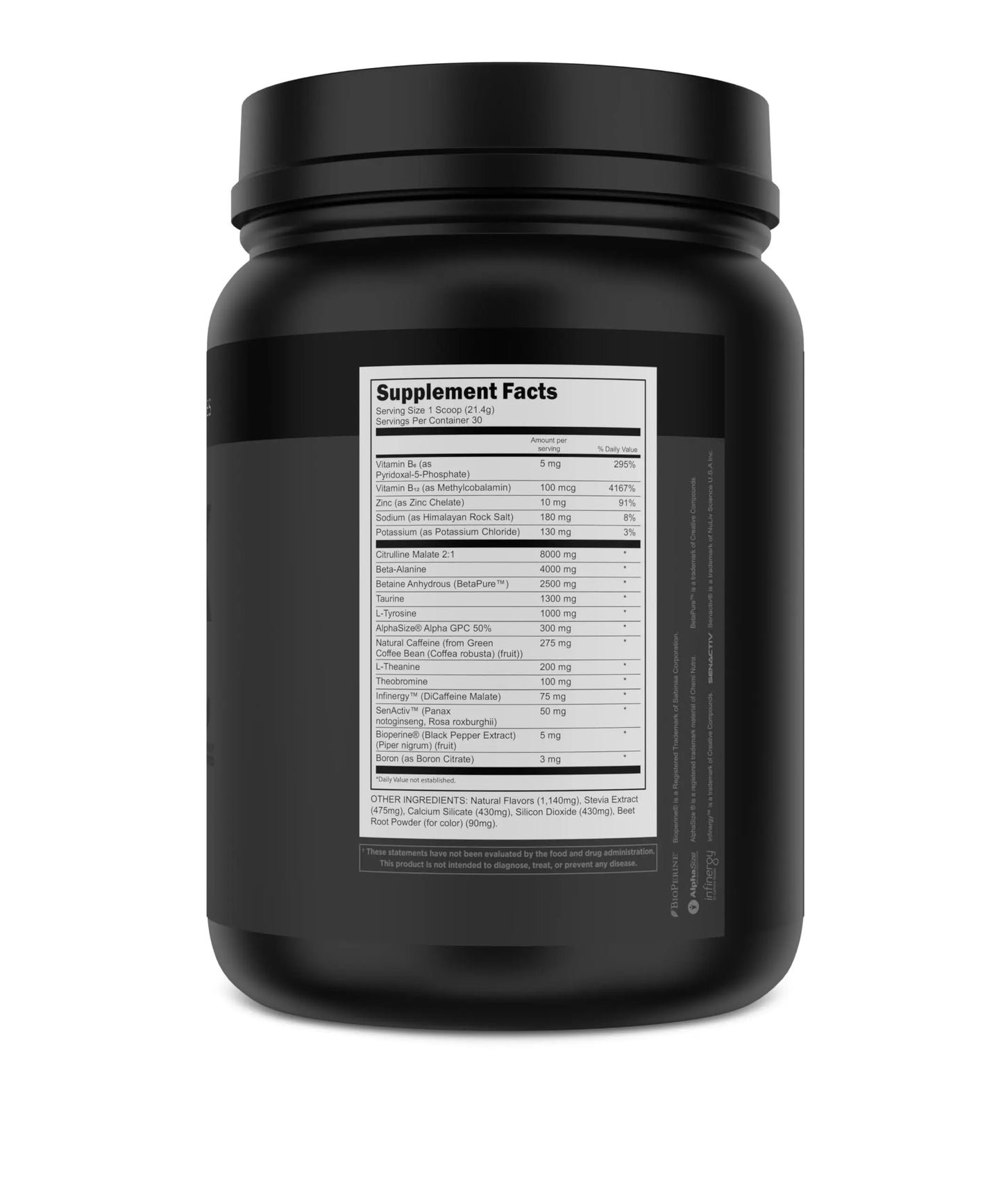 Transparent Labs Bulk Black - Sour Gummy - 30 Servings Transparent Labs