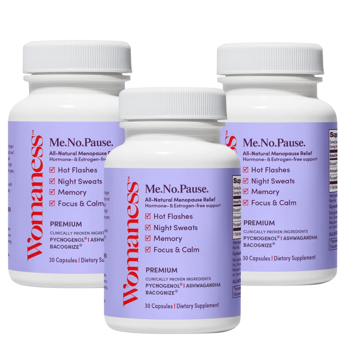 Womaness Menopause Supplements for Women - Menopause Relief for Hot Flashes & Night Sweats Womaness