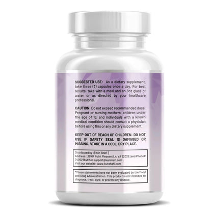 Kun Shafi Magnesium Complex with Magnesium Glycinate Malate, L-Threonate, Taurate, Orotate, Zinc,Aspartate, Copper Manganese & Vitamin D3 B6 Complex - 1Pack Kun Shafi buy supplements Au