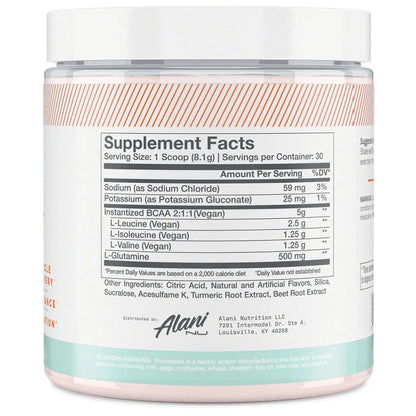 Alani Nu Breezeberry Pre Workout and BCAA Sour Peach Rings Post Workout Powder Alani Nu