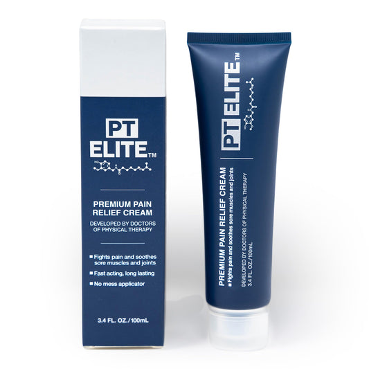 PT Elite Premium Pain Relief Cream, with Capsaicin, Menthol & Arnica, Arthritis, Knee, & Back Pain Relief, Soothes Sore Muscles & Joints, Reduces Stiffness, Non-Greasy, Topical Analgesic, 3.4 oz PT EliteBuy Supplements Australia