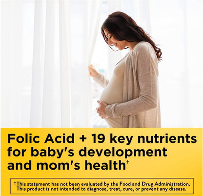 Nature Made Prenatal with Folic Acid + DHA, Prenatal Vitamin and Mineral Supplement Generic