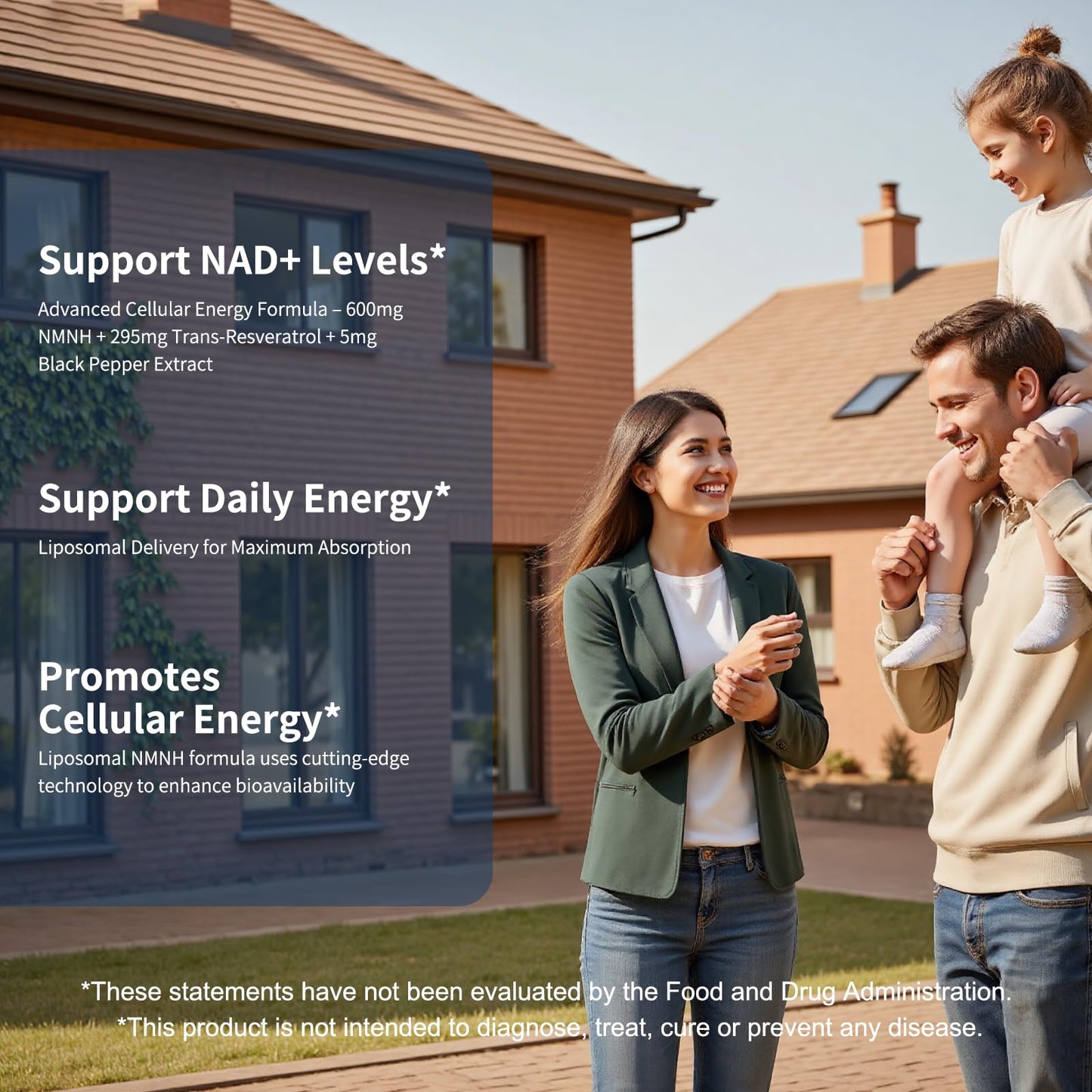 NUISM NMNH NAD+ Supplement, Liposomal 600mg NMN NAD+ and Resveratrol Complex for Cellular Energy, Healthy Aging & Metabolic Support, 90 Capsules NUISMBuy Supplements Australia