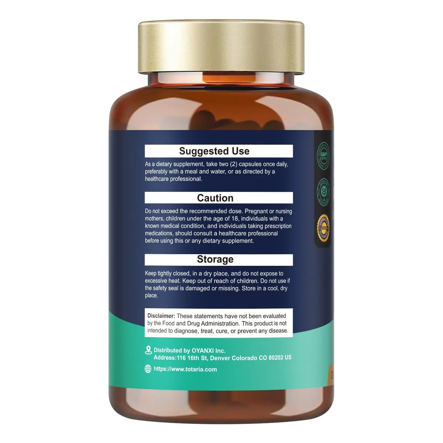25-in-1 Magnesium Complex with Methylated B Complex Magnesium Glycinate Citrate Malate Taurate Gluconate Aspartate Carbonate D3 K2, Magnesium Supplement Totaria
