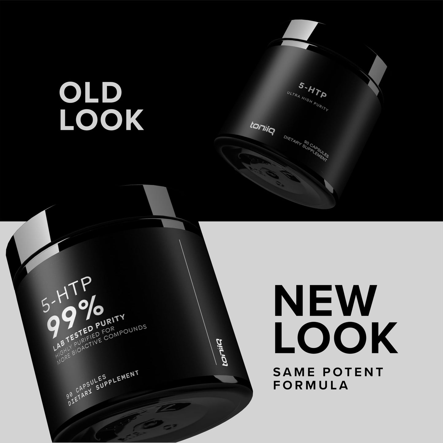 Toniiq Ultra High Strength 5HTP Capsules - 99%+ Highly Purified and Bioavailable - 12:1 Concentrated Extract - 200mg - 90 Veggie Capsules Toniiq buy supplements Au