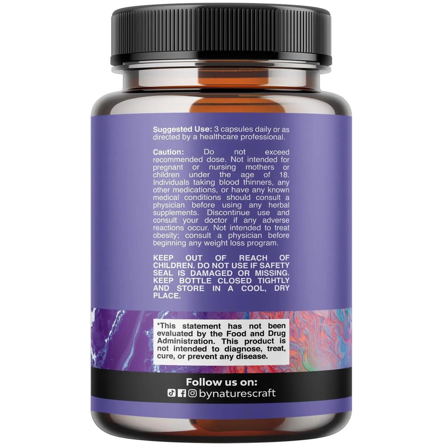 Triple Magnesium Complex Supplement - High Absorption Magnesium Glycinate, Malate & Taurate Blend for Muscles, Energy Support & Heart Health - Triple Mg Complex 400 mg Capsules - 120 Count Natures Craft buy supplements Au