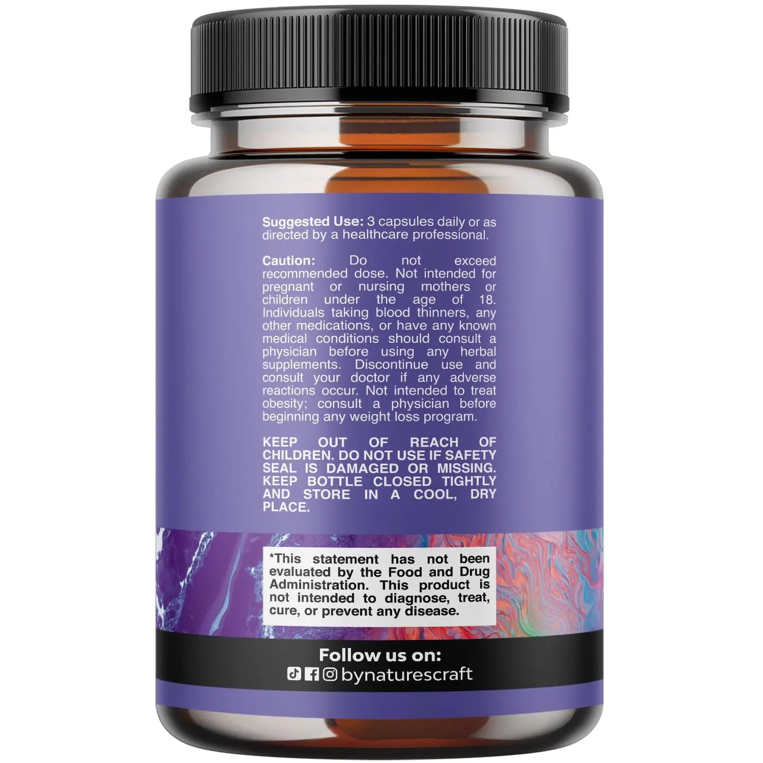 Triple Magnesium Complex Supplement - High Absorption Magnesium Glycinate, Malate & Taurate Blend for Muscles, Energy Support & Heart Health - Triple Mg Complex 400 mg Capsules - 120 Count Natures Craft buy supplements Au