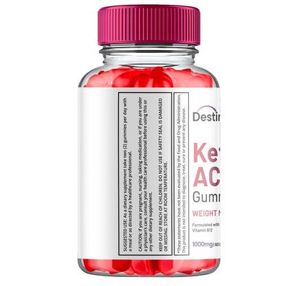 (2 Pack) Destiny Keto ACV Gummies, Destiny Keto ACV Gummies Advanced Weight Loss Titan Labs