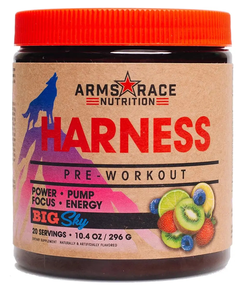 Arms Race Nutrition Harness Pre-Workout, 20 Servings (Big Sky) Arms Race Nutrition