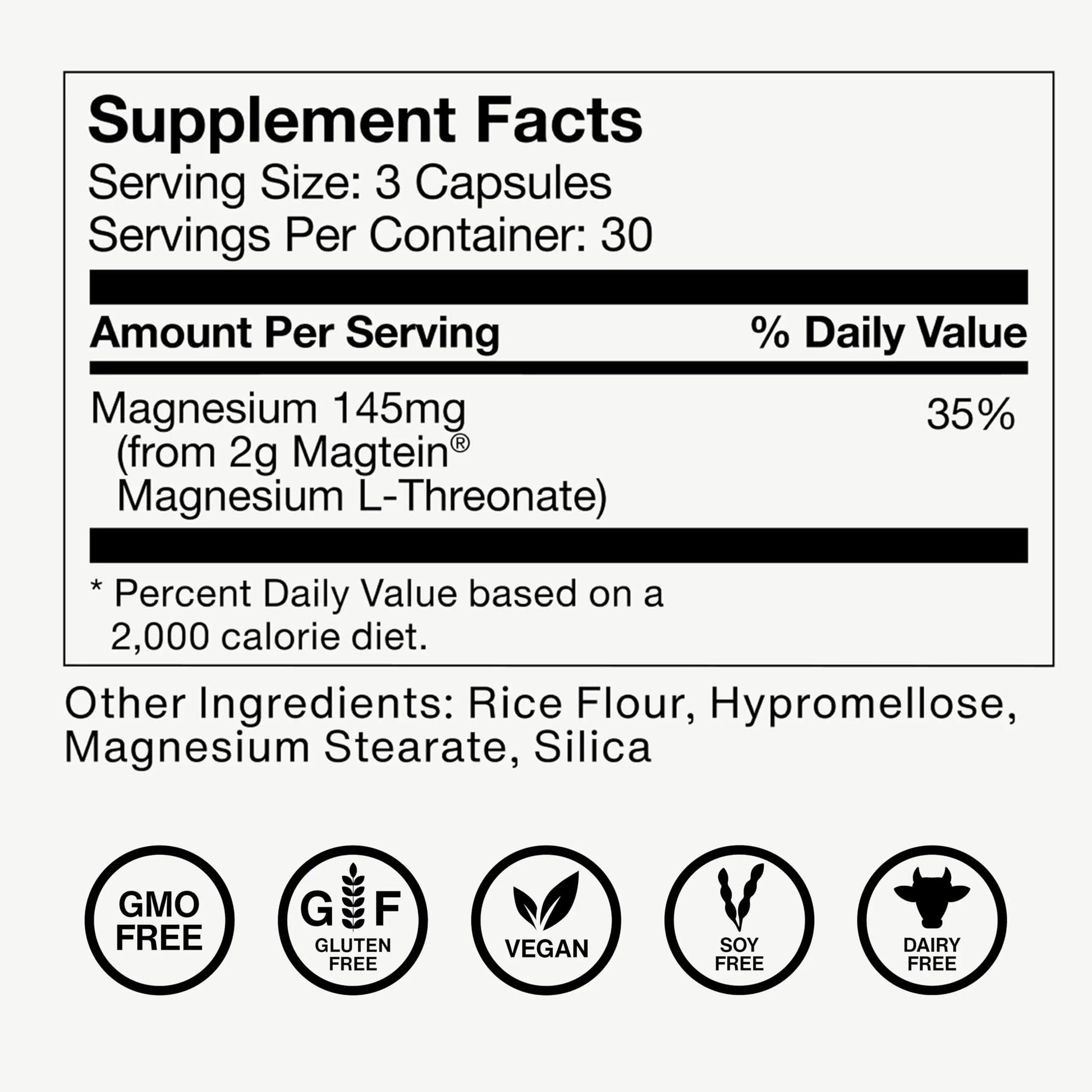 Momentous Magtein Magnesium L-Threonate - Brain & Rest Support Supplement - Boosts Cognitive Function & Sleep Quality Momentous