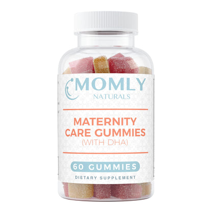 Momly Naturals Maternity Care Gummies Prenatal Vitamins - Prenatal Gummies w/DHA, Vitamin D3 Momly Naturals
