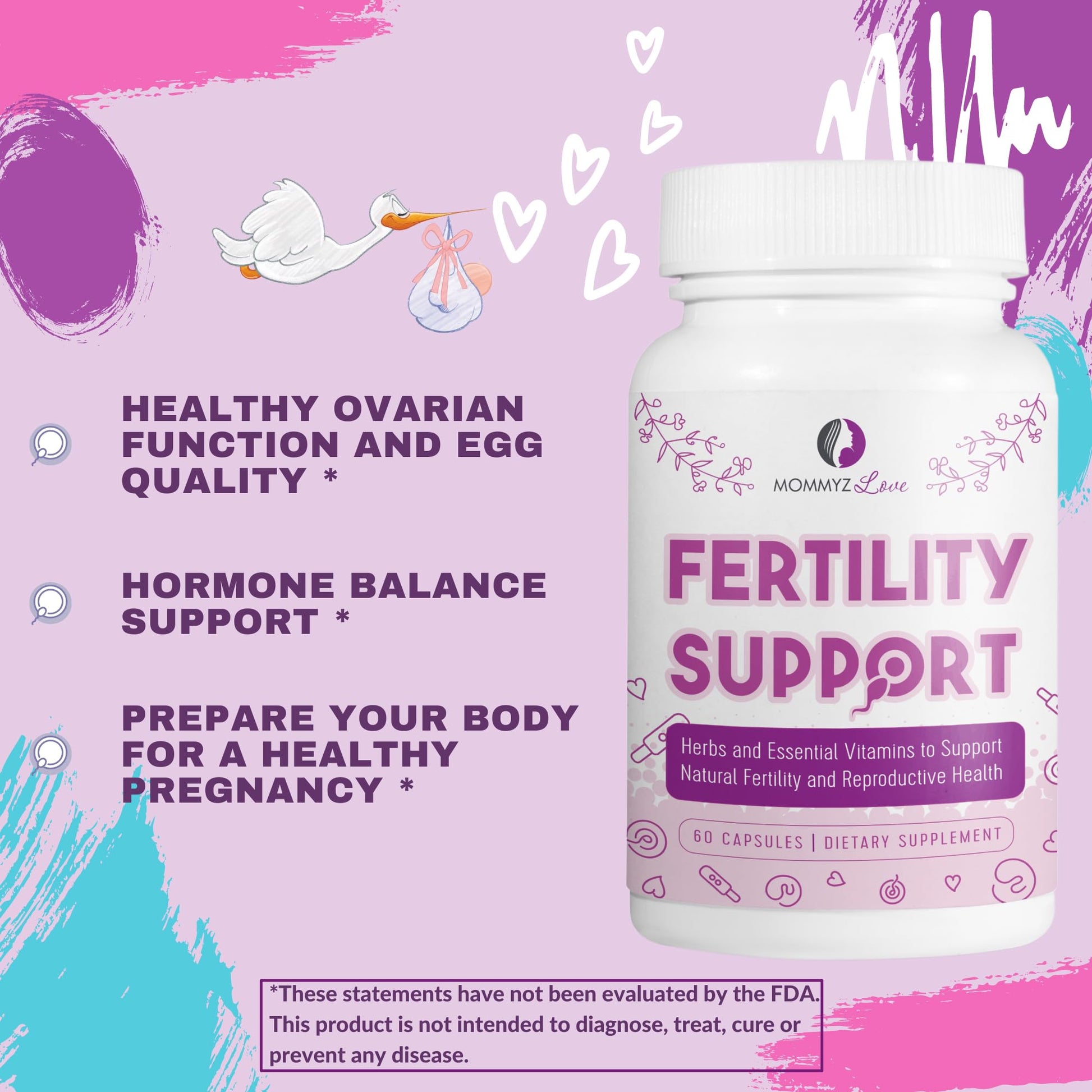 Mommyz Love Womens Multivitamin for Hormonal Balance, Antioxidant Defense, Immune Support Plus Mommyz Love
