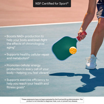 THORNE - NiaCel 400 - NAD Supplement - Nicotinamide Riboside - Supports Healthy Aging, Cellular Energy Production & Sleep-Wake Cycle