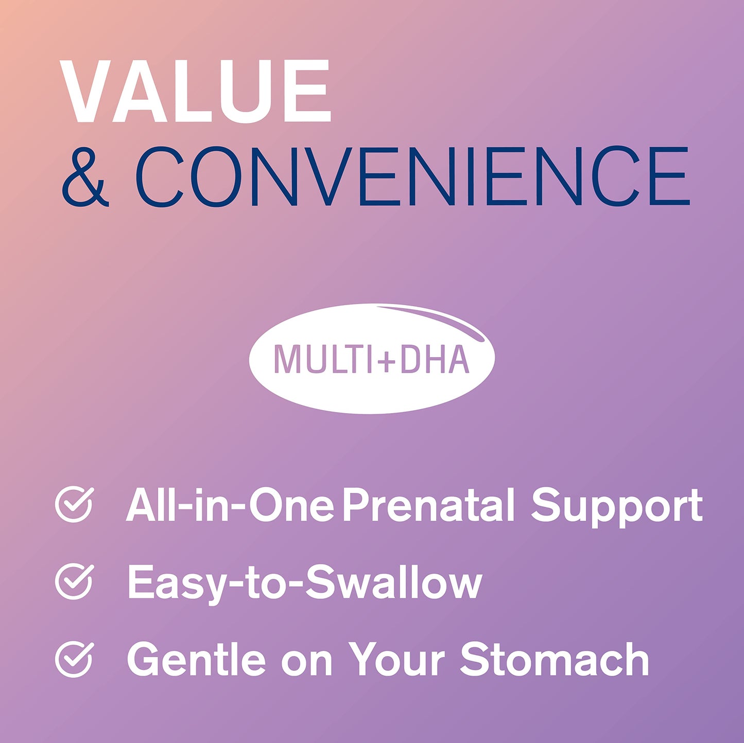 Oceanblue Prenatal Multivitamin with Omega-3 DHA Fish Oil for Pregnant Women Oceanblue