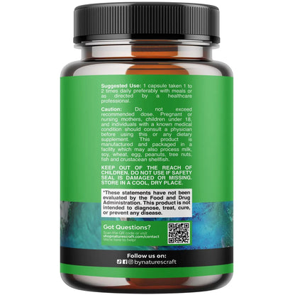 High Absorption Magnesium Complex Supplement - Magnesium Oxide 500mg with Citrate 500mg for Sleep and Mood Support - Pure Citrate per Serving for Muscle Stomach and Digestion - 60 Count Natures Craft buy supplements Au